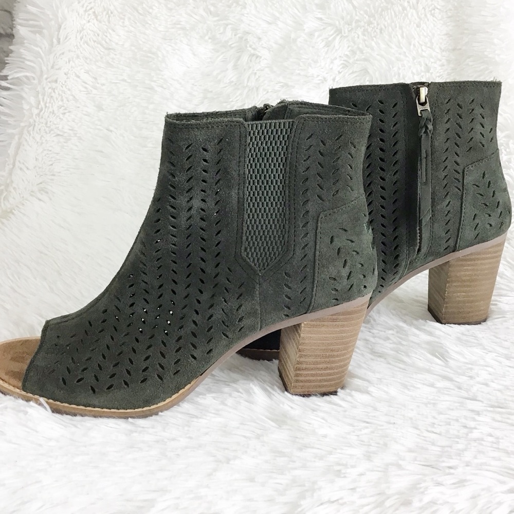 NWT Toms forest suede Majorca bootie sz 10 - Picture 4 of 8